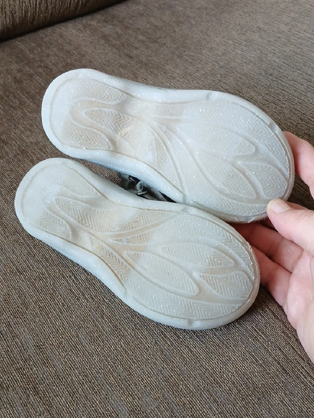 OshKosh B'gosh Grey Sparkle Mary Janes